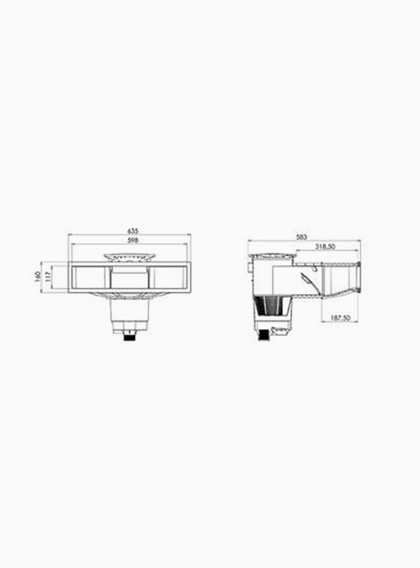 Skimmer A600 couleur béton/liner Weltico – Image 6